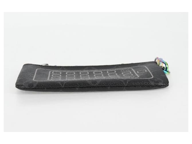 CUSTODIA PER IPHONE LOUIS VUITTON Monogram Eclipse Fragment M64433 LV Auth MX502SAM Monogramma - vista 5