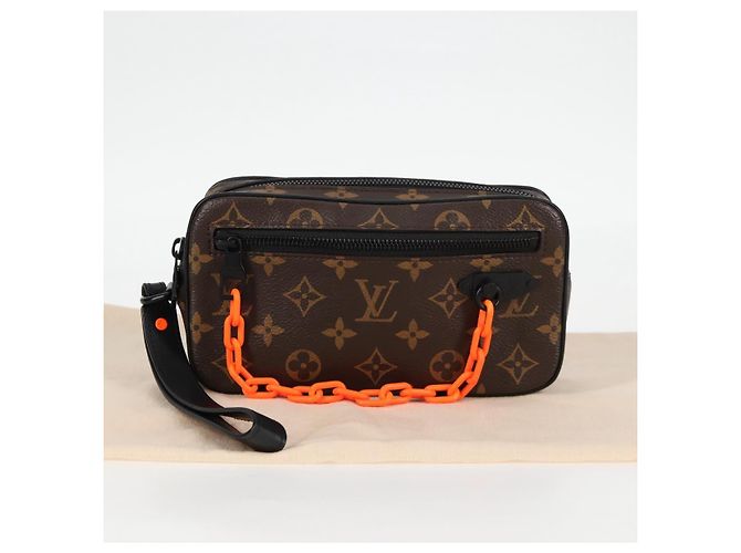 LOUIS VUITTON Pochette Volga Monogramma Solare M44482 Auth ar13529SAM - vista 12