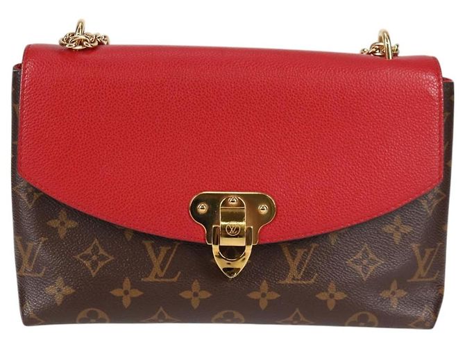 LOUIS VUITTON Borsa a Spalla Monogram Sun Placide Rossa M43713 LV Auth BA2903M Rosso Monogramma - vista 13
