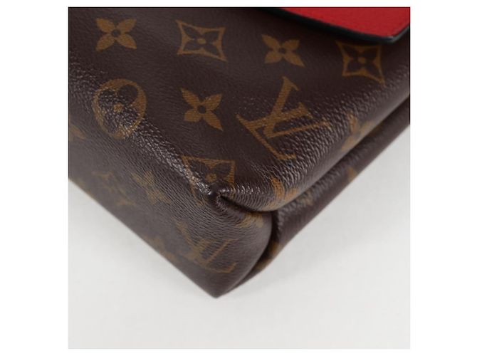 LOUIS VUITTON Borsa a Spalla Monogram Sun Placide Rossa M43713 LV Auth BA2903M Rosso Monogramma - vista 15
