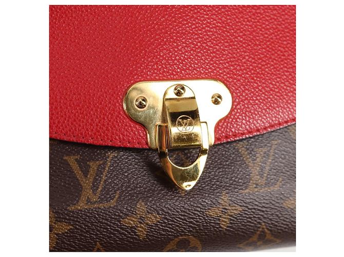 LOUIS VUITTON Borsa a Spalla Monogram Sun Placide Rossa M43713 LV Auth BA2903M Rosso Monogramma - vista 18