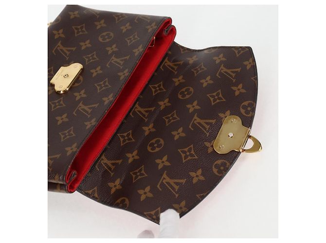 LOUIS VUITTON Borsa a Spalla Monogram Sun Placide Rossa M43713 LV Auth BA2903M Rosso Monogramma - vista 19