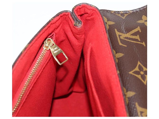 LOUIS VUITTON Borsa a Spalla Monogram Sun Placide Rossa M43713 LV Auth BA2903M Rosso Monogramma - vista 22
