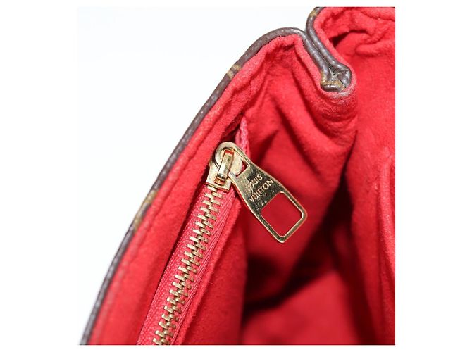 LOUIS VUITTON Borsa a Spalla Monogram Sun Placide Rossa M43713 LV Auth BA2903M Rosso Monogramma - vista 23