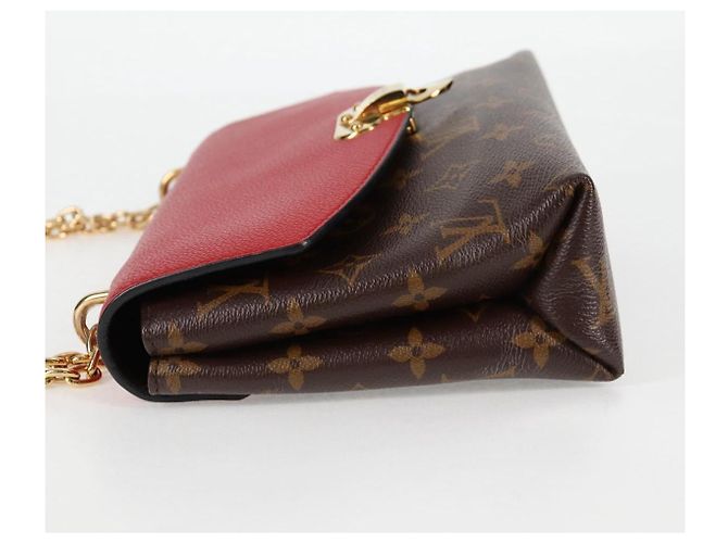 LOUIS VUITTON Borsa a Spalla Monogram Sun Placide Rossa M43713 LV Auth BA2903M Rosso Monogramma - vista 3