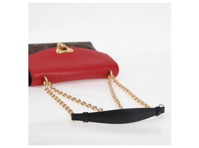 LOUIS VUITTON Borsa a Spalla Monogram Sun Placide Rossa M43713 LV Auth BA2903M Rosso Monogramma - vista 7