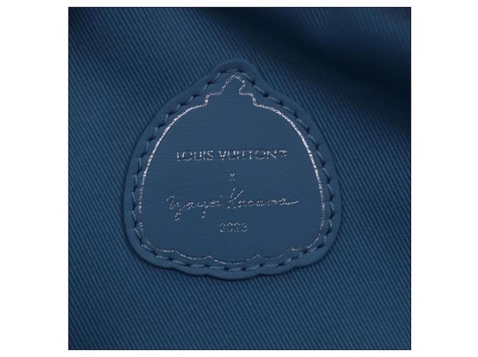 LOUIS VUITTON Borsa Maxi Bum Taurillon Monogram Azzurro Chiaro M21715 Auth 76433SM Blu chiaro - vista 20