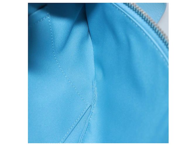 LOUIS VUITTON Borsa Maxi Bum Taurillon Monogram Azzurro Chiaro M21715 Auth 76433SM Blu chiaro - vista 21