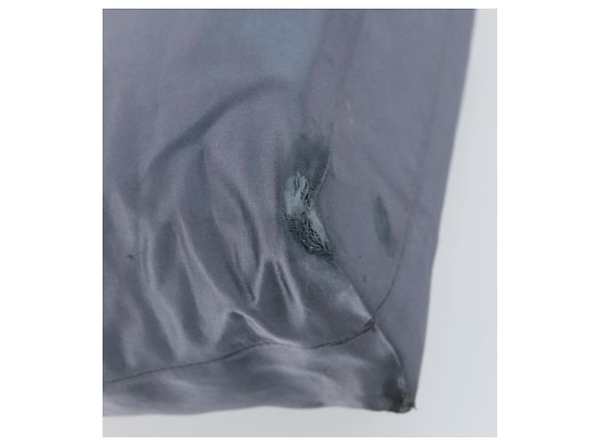 Borsa Tote Prada Satin Blu Argento Auth bs33255 - vista 13