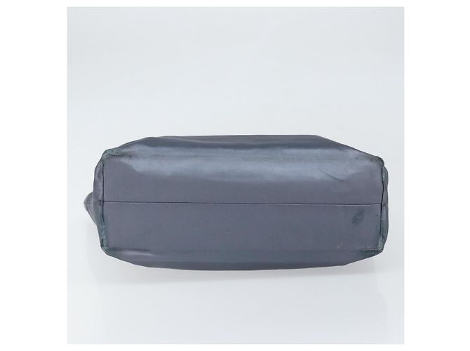 Borsa Tote Prada Satin Blu Argento Auth bs33255 - vista 9
