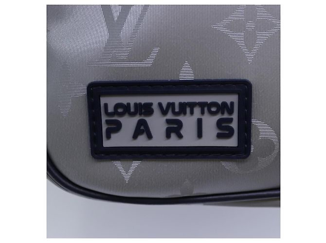 LOUIS VUITTON Monogram Satellite Keepall Bandouliere 50 M44170 LV Auth 78374SM Argento - vista 20