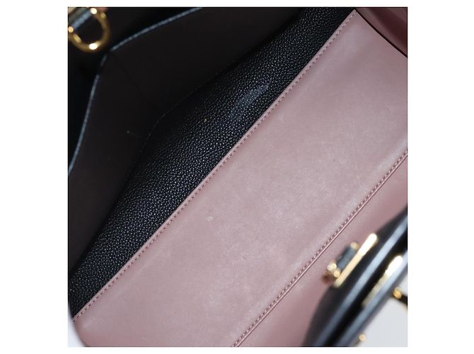 LOUIS VUITTON City Steamer PM Borsa a Mano Pelle Nera Magnolia M51590 Auth 81144V Nero - vista 10