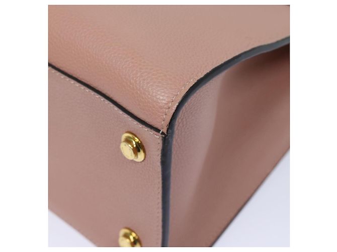 LOUIS VUITTON City Steamer PM Borsa a Mano Pelle Nera Magnolia M51590 Auth 81144V Nero - vista 16