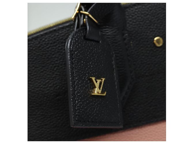 LOUIS VUITTON City Steamer PM Borsa a Mano Pelle Nera Magnolia M51590 Auth 81144V Nero - vista 19