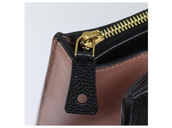 LOUIS VUITTON City Steamer PM Borsa a Mano Pelle Nera Magnolia M51590 Auth 81144V Nero - vista 20