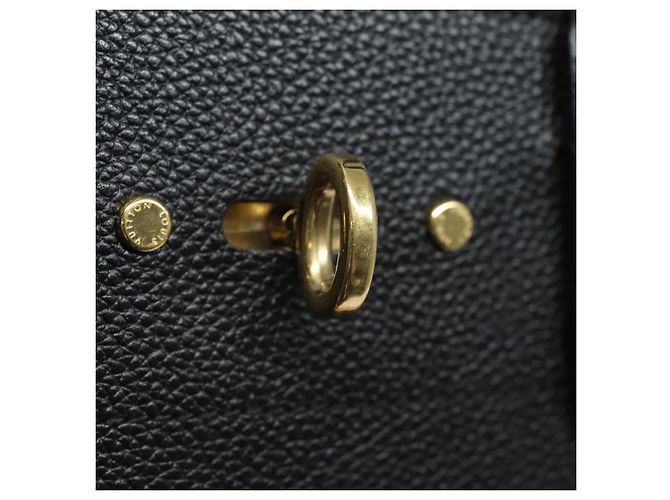 LOUIS VUITTON City Steamer PM Borsa a Mano Pelle Nera Magnolia M51590 Auth 81144V Nero - vista 21