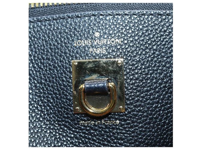 LOUIS VUITTON City Steamer PM Borsa a Mano Pelle Nera Magnolia M51590 Auth 81144V Nero - vista 22