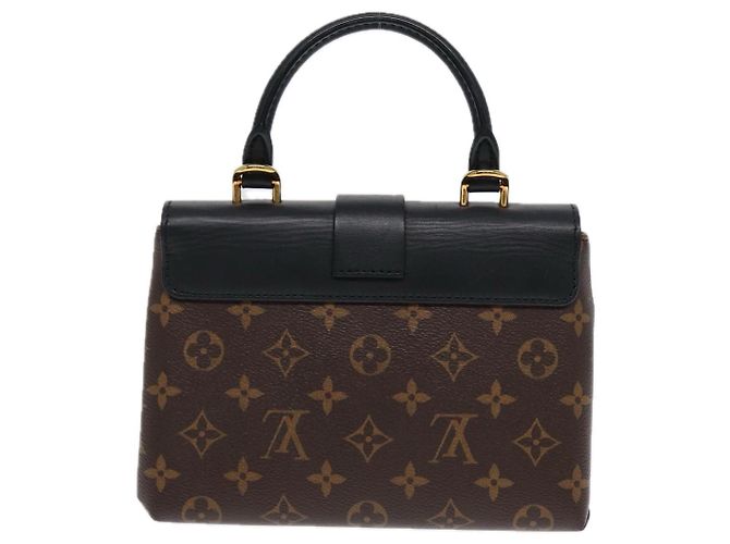 LOUIS VUITTON Bolso de Mano Monogram Rocky BB 2way Negro M44141 LV Auth 85942SAM Monograma - vista 2
