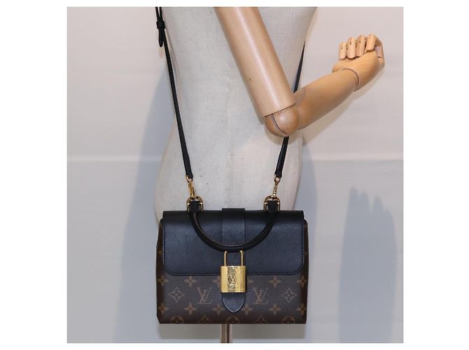LOUIS VUITTON Bolso de Mano Monogram Rocky BB 2way Negro M44141 LV Auth 85942SAM Monograma - vista 23