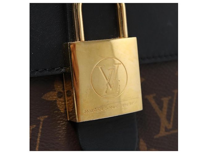 LOUIS VUITTON Bolso de Mano Monogram Rocky BB 2way Negro M44141 LV Auth 85942SAM Monograma - vista 9