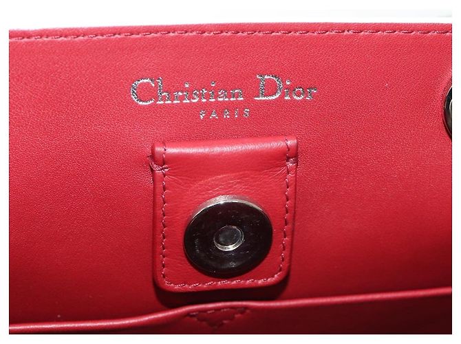 Borsa a mano in pelle Christian Dior 2way Argento Bianco Auth ep5275SAV - vista 19
