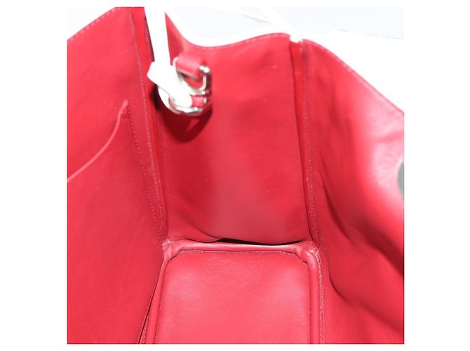 Borsa a mano in pelle Christian Dior 2way Argento Bianco Auth ep5275SAV - vista 20