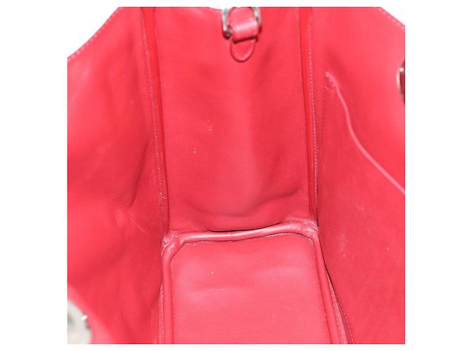 Borsa a mano in pelle Christian Dior 2way Argento Bianco Auth ep5275SAV - vista 21