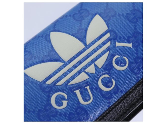 GUCCI GG Supreme Collaborazione con Adidas Borsa a Spalla con Catena 621892 Auth 88144SAM - vista 18