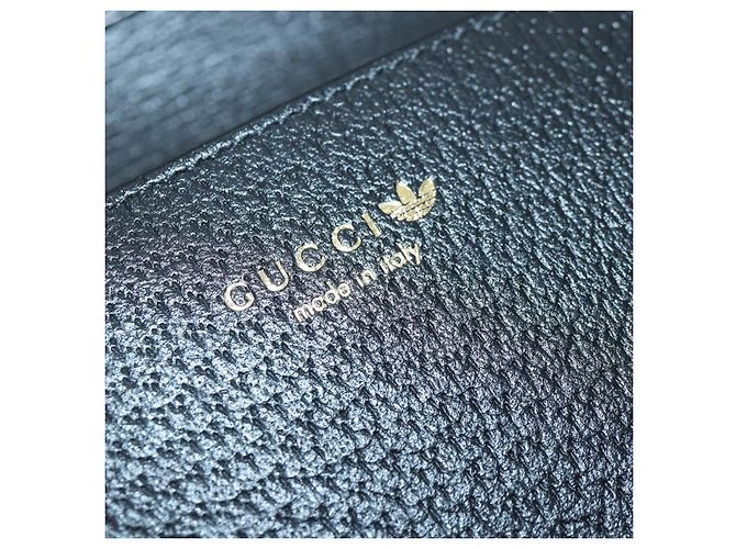 GUCCI GG Supreme Collaborazione con Adidas Borsa a Spalla con Catena 621892 Auth 88144SAM - vista 19