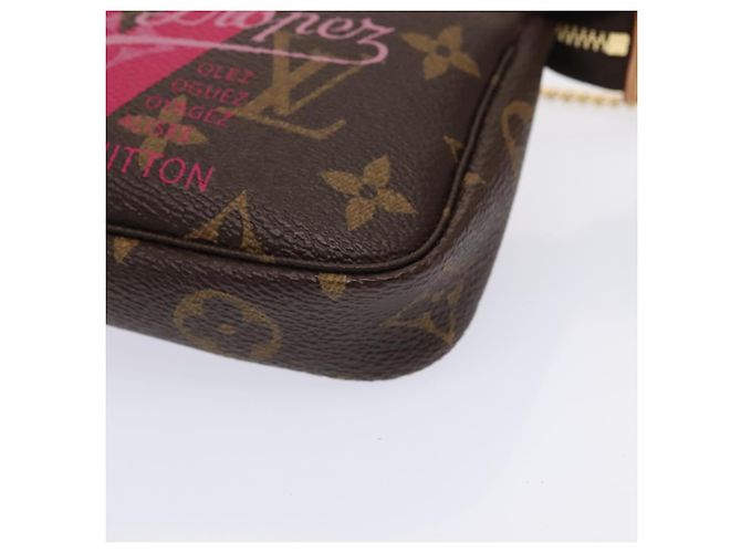 LOUIS VUITTON Monogram V línea Mini Pochette Accesorios Pouch Rosa Auth am6931SAV Monograma - vista 14