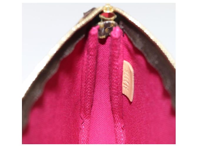 LOUIS VUITTON Monogram V línea Mini Pochette Accesorios Pouch Rosa Auth am6931SAV Monograma - vista 20