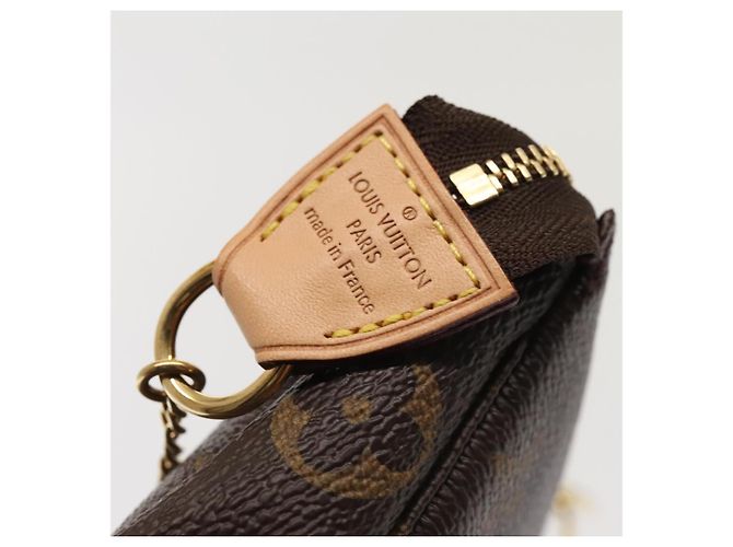 LOUIS VUITTON Monogram V línea Mini Pochette Accesorios Pouch Rosa Auth am6931SAV Monograma - vista 9