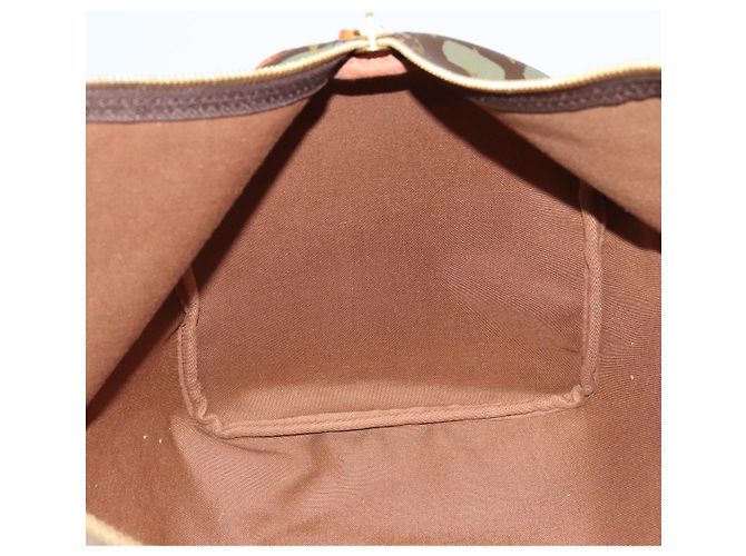 LOUIS VUITTON Monogram Graffiti Keepall 50 Borsa Boston Khaki M92196 Auth 90286SAV Cachi - vista 22