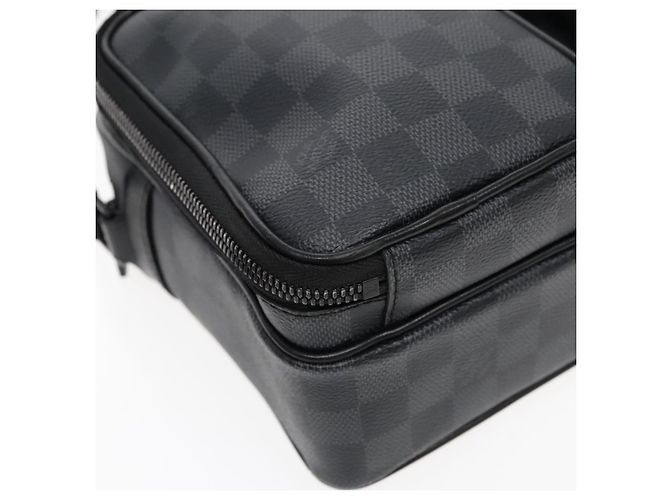 LOUIS VUITTON Bolsa de Ombro Utility Messenger Damier Grafitte M40280 Auth 94640SM Damier ebene - vista 14