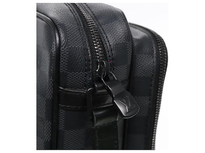 LOUIS VUITTON Bolsa de Ombro Utility Messenger Damier Grafitte M40280 Auth 94640SM Damier ebene - vista 17