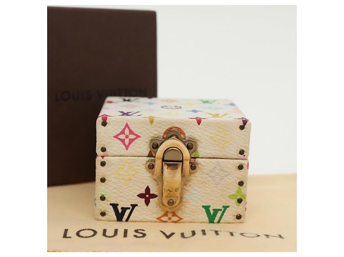 SCHMUCKKASTEN Monogramm Multicolor LOUIS VUITTON Weiß LV Auth 96899SV - Ansicht 12