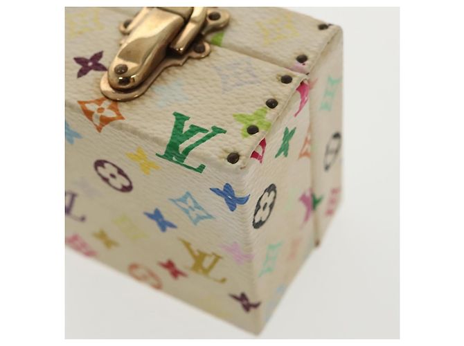 SCHMUCKKASTEN Monogramm Multicolor LOUIS VUITTON Weiß LV Auth 96899SV - Ansicht 14