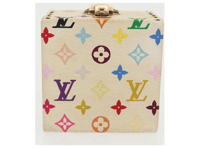 SCHMUCKKASTEN Monogramm Multicolor LOUIS VUITTON Weiß LV Auth 96899SV - Ansicht 6