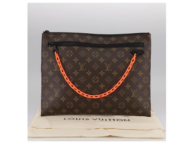 LOUIS VUITTON Pochette A4 Ray Solare Monogram M44484 LV Auth 106264SAM Monogramma - vista 23