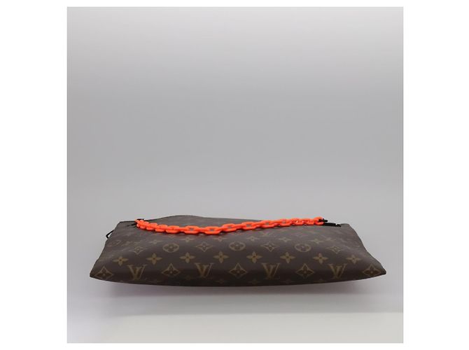 LOUIS VUITTON Pochette A4 Ray Solare Monogram M44484 LV Auth 106264SAM Monogramma - vista 7