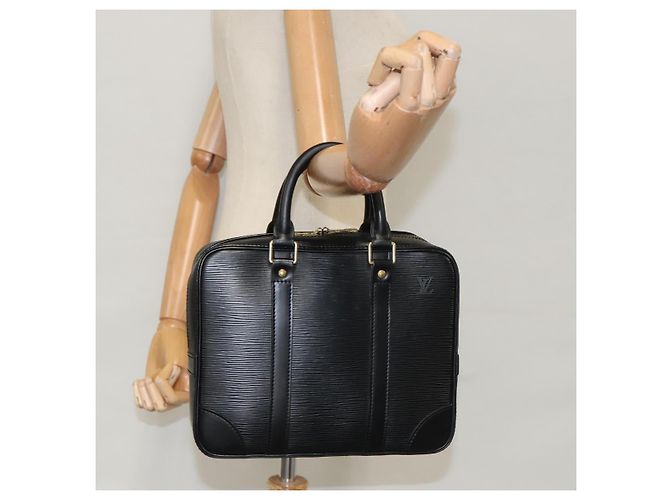 LOUIS VUITTON Borsa a Mano Epi SPO Nera LV Auth 106723SV Nero - vista 23