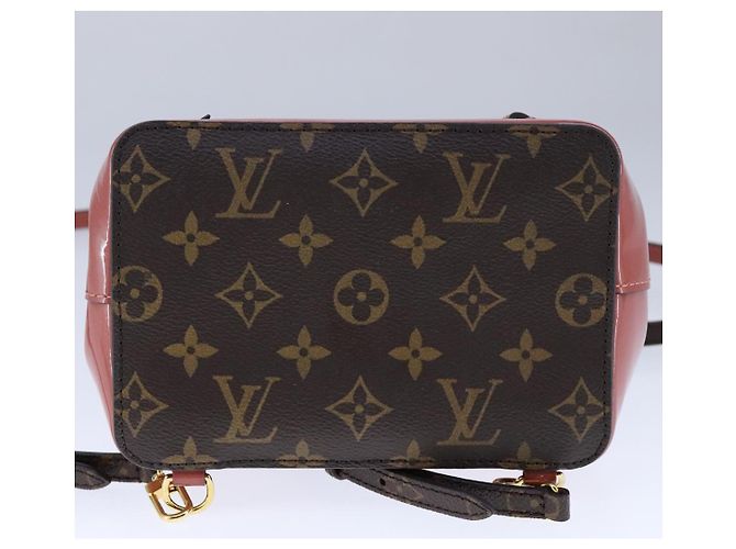 LOUIS VUITTON Sac à dos Hot Springs Monogram Vernis Rose M53545 LV Auth 91559SAM Monogramme - vue 5