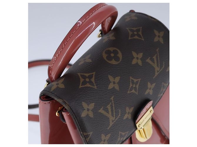 LOUIS VUITTON Sac à dos Hot Springs Monogram Vernis Rose M53545 LV Auth 91559SAM Monogramme - vue 6