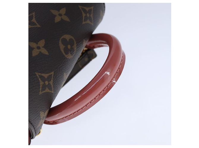 LOUIS VUITTON Sac à dos Hot Springs Monogram Vernis Rose M53545 LV Auth 91559SAM Monogramme - vue 7