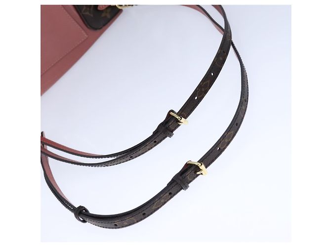 LOUIS VUITTON Sac à dos Hot Springs Monogram Vernis Rose M53545 LV Auth 91559SAM Monogramme - vue 8