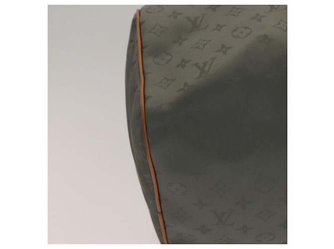 LOUIS VUITTON Borsa Keepall Bandoulière 50 in titanio Argento M43886 LV Auth 108706SM - vista 15
