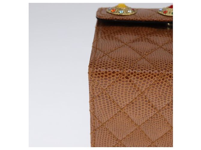 Borsa a mano Vanity FENDI in pelle 2 in 1 marrone Auth 108006SAV - vista 14