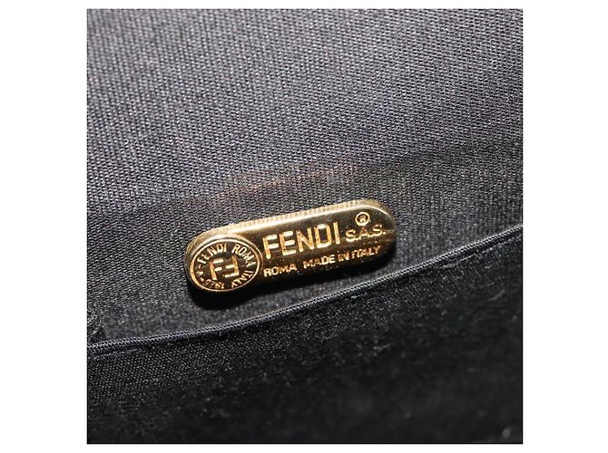 Borsa a mano Vanity FENDI in pelle 2 in 1 marrone Auth 108006SAV - vista 20