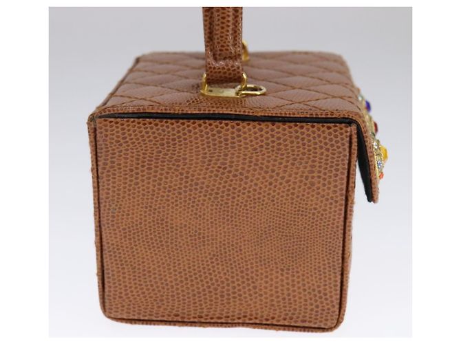 Borsa a mano Vanity FENDI in pelle 2 in 1 marrone Auth 108006SAV - vista 4