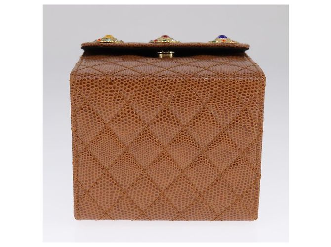 Borsa a mano Vanity FENDI in pelle 2 in 1 marrone Auth 108006SAV - vista 5